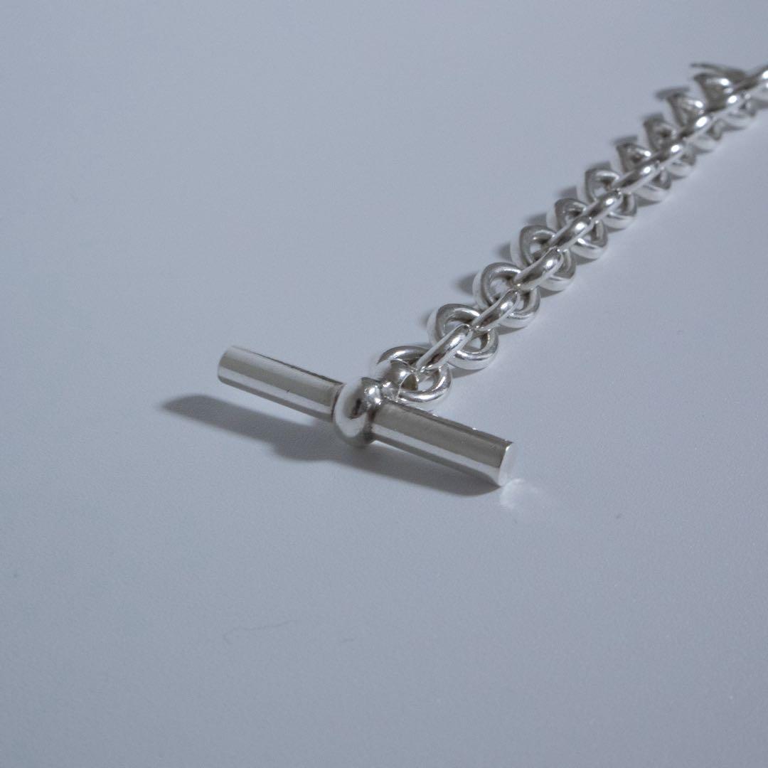 シルバー950 ブレスレット クレッシェンド式 トグル　チェーン