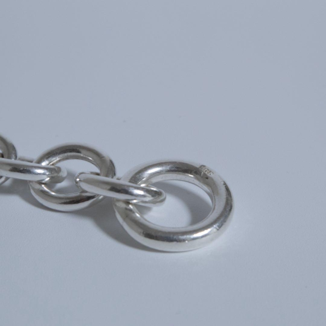 シルバー950 ブレスレット クレッシェンド式 トグル　チェーン