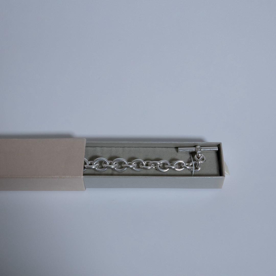 シルバー950 ブレスレット クレッシェンド式 トグル　チェーン