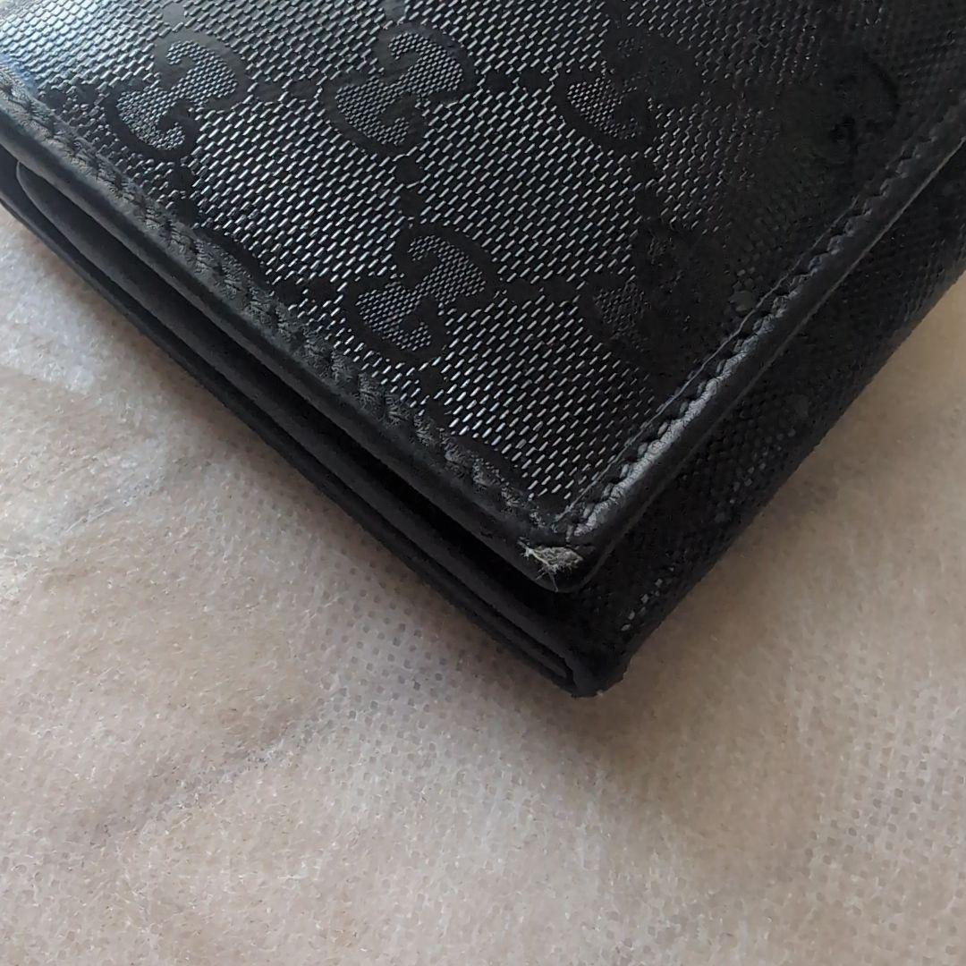 Gucci ブラック GGパターン 長財布