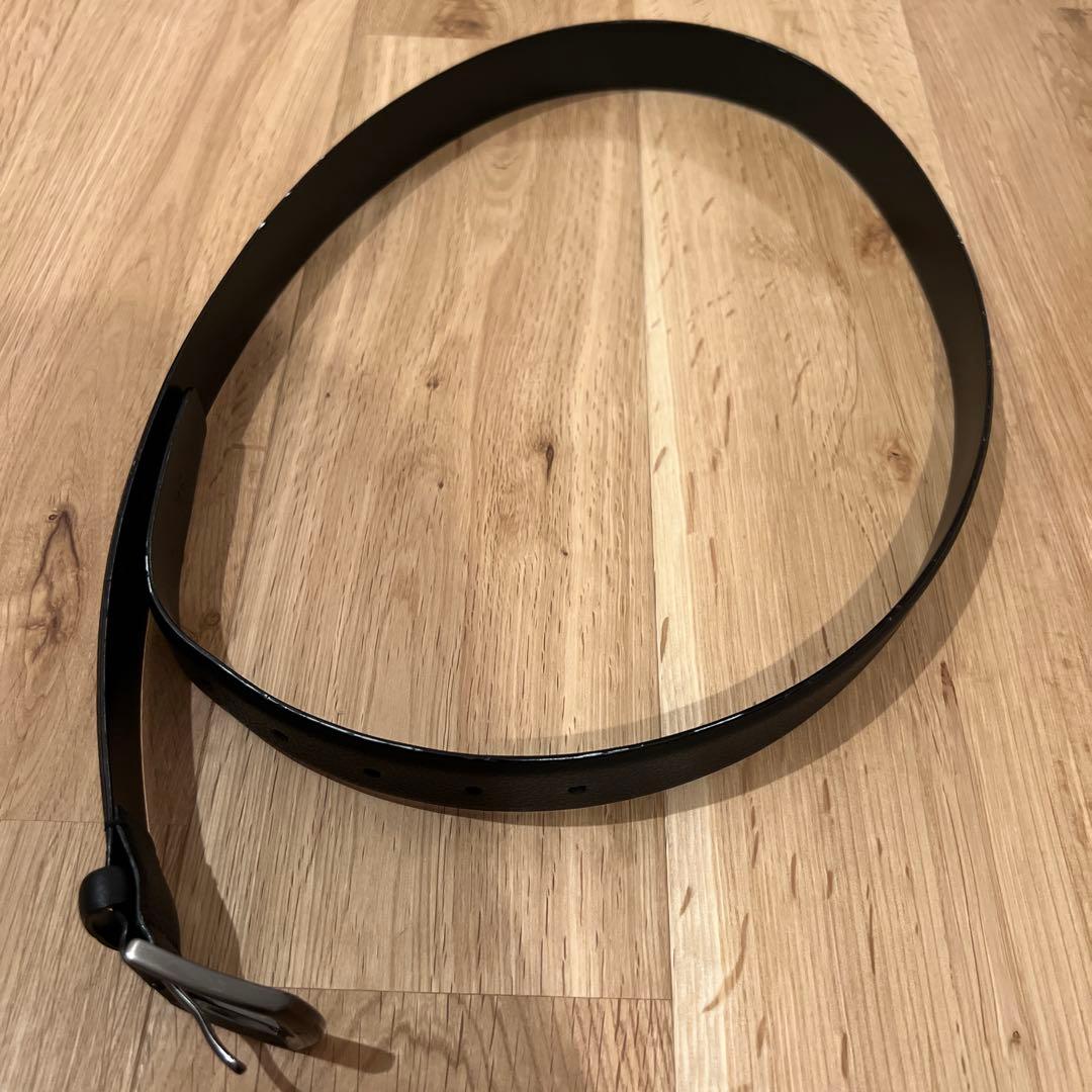 フェラガモ黒いシンプルベルト サイズ36