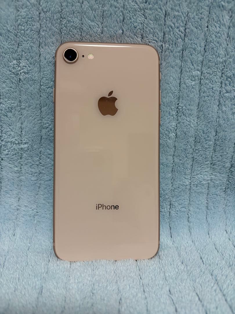 Apple iPhone 8 ゴールド 64GB simフリー　箱　イヤホン付