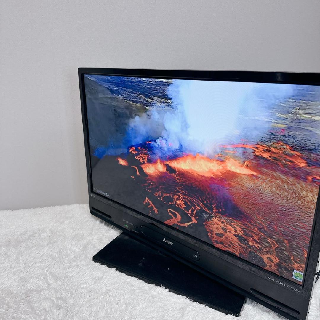 美品 三菱 液晶テレビ HDD 32V型 ブルーレイ 新品 B-CASカード