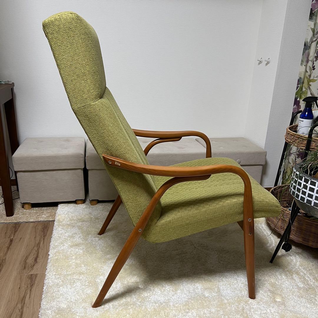 unico ハイバックチェア DOZEラウンジチェア（グリーン）