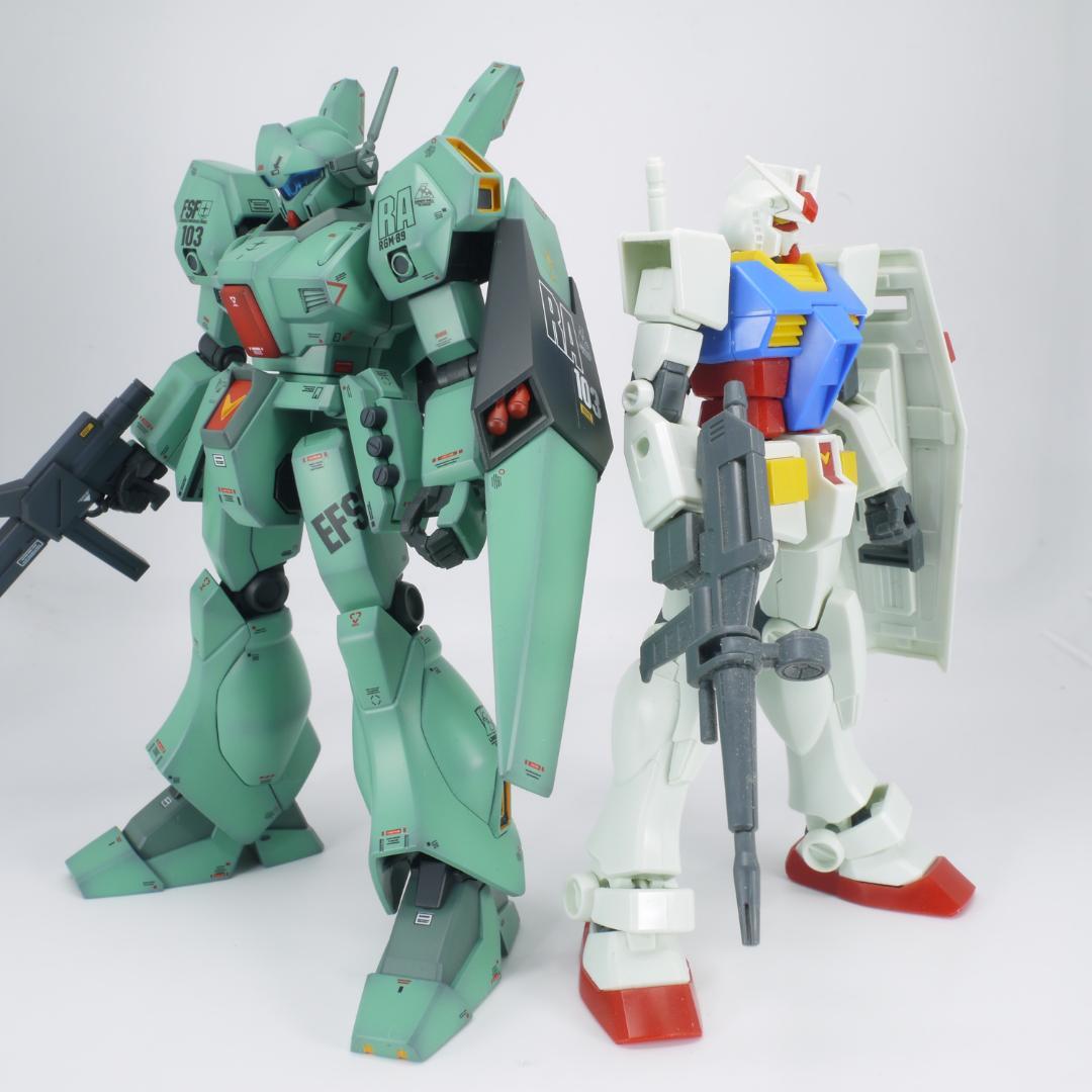 ガンプラ　HG ジェガン　全塗装　完成品