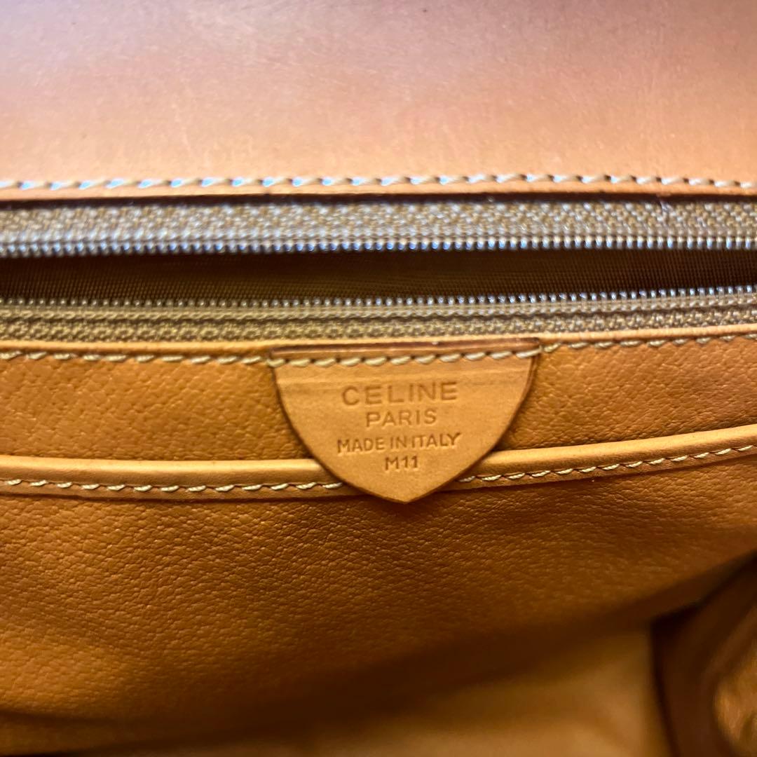 セリーヌ CELINE マカダム柄 ハンドバッグ