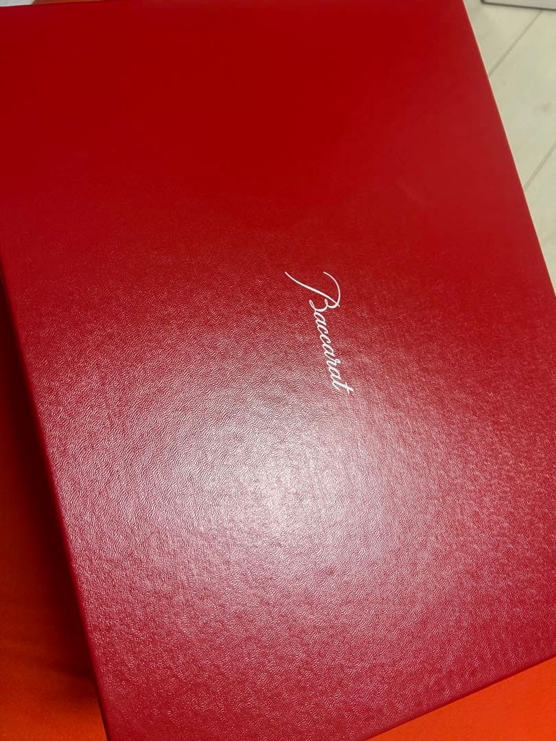 Baccarat ロックグラス6個セットカタログ付き