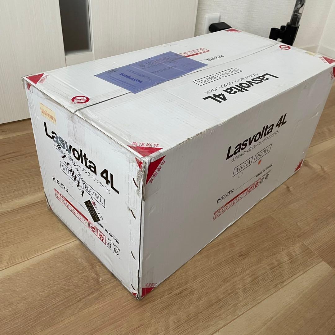 LOWYA ラスボルタ4灯　シーリングファンライトBK/WL