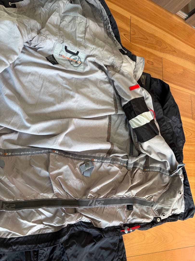 K2 スノーボードウェア 上下セット　黒