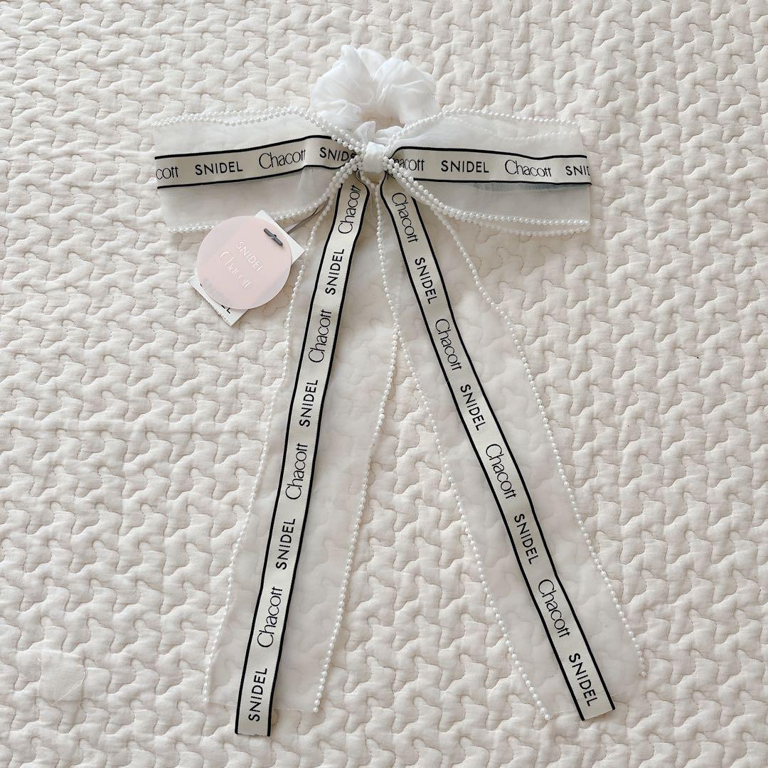 【新品タグ付き】snidel 【Chacott】リボンシュシュ