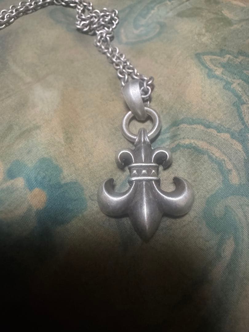 クロムハーツBSフレア925シルバーネックレス