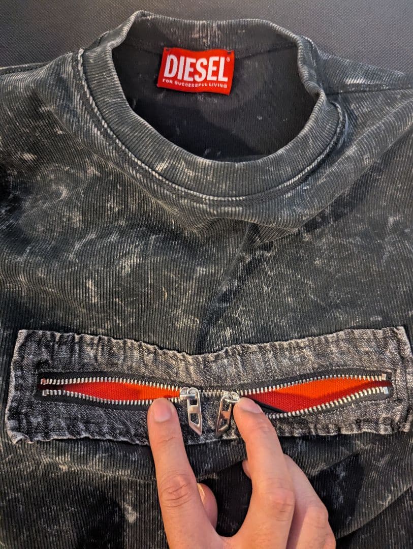 DIESEL 最新級グレン期 未使用美品 プルオーバートップ T-Ercole