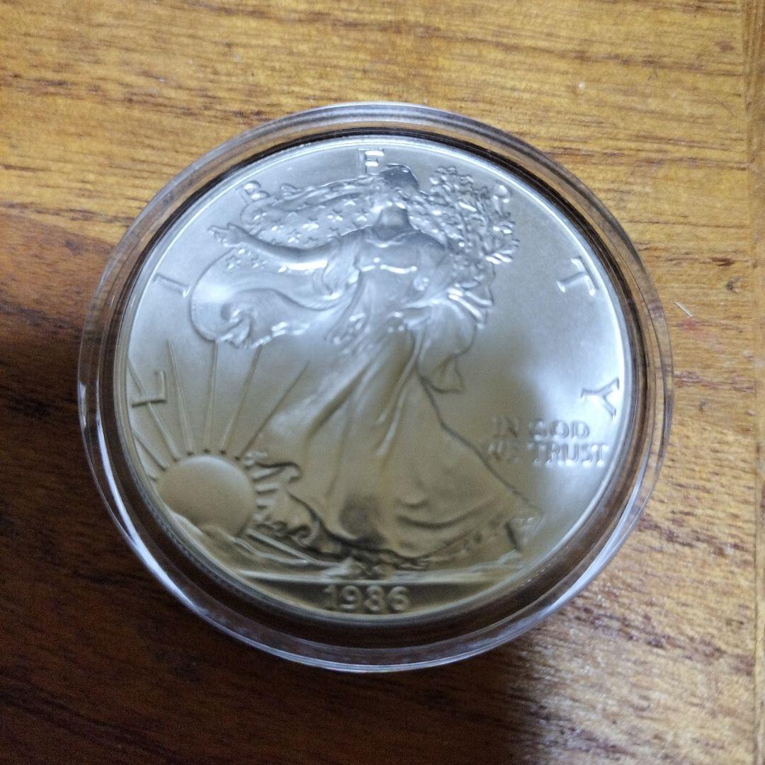 ゆ*き様 イーグル銀貨　　アンティーク