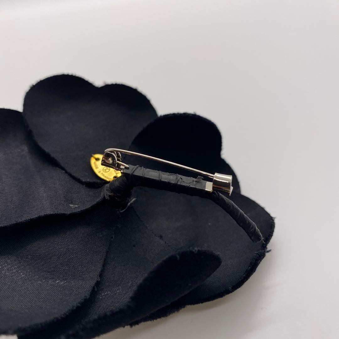 ［正規品］CHANEL カメリア コサージュ ブラック系