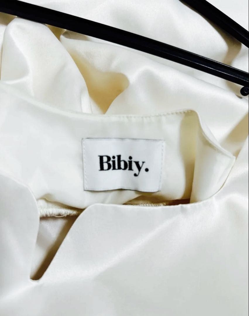 【ネム】美品　bibiy. BIANCA LONG DRESSホワイト