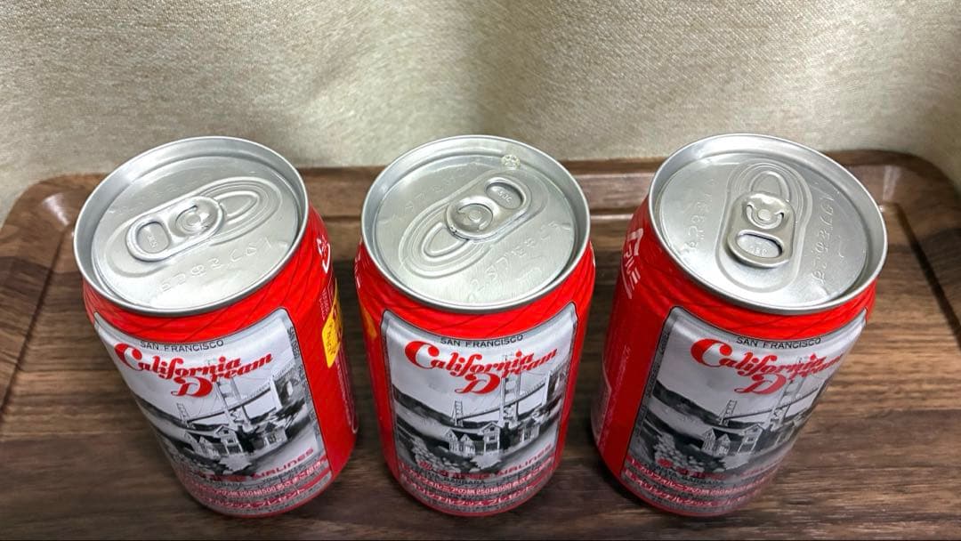 【93年製】コカ・コーラ カリフォルニア・ドリーム　缶 3本セット 観賞用