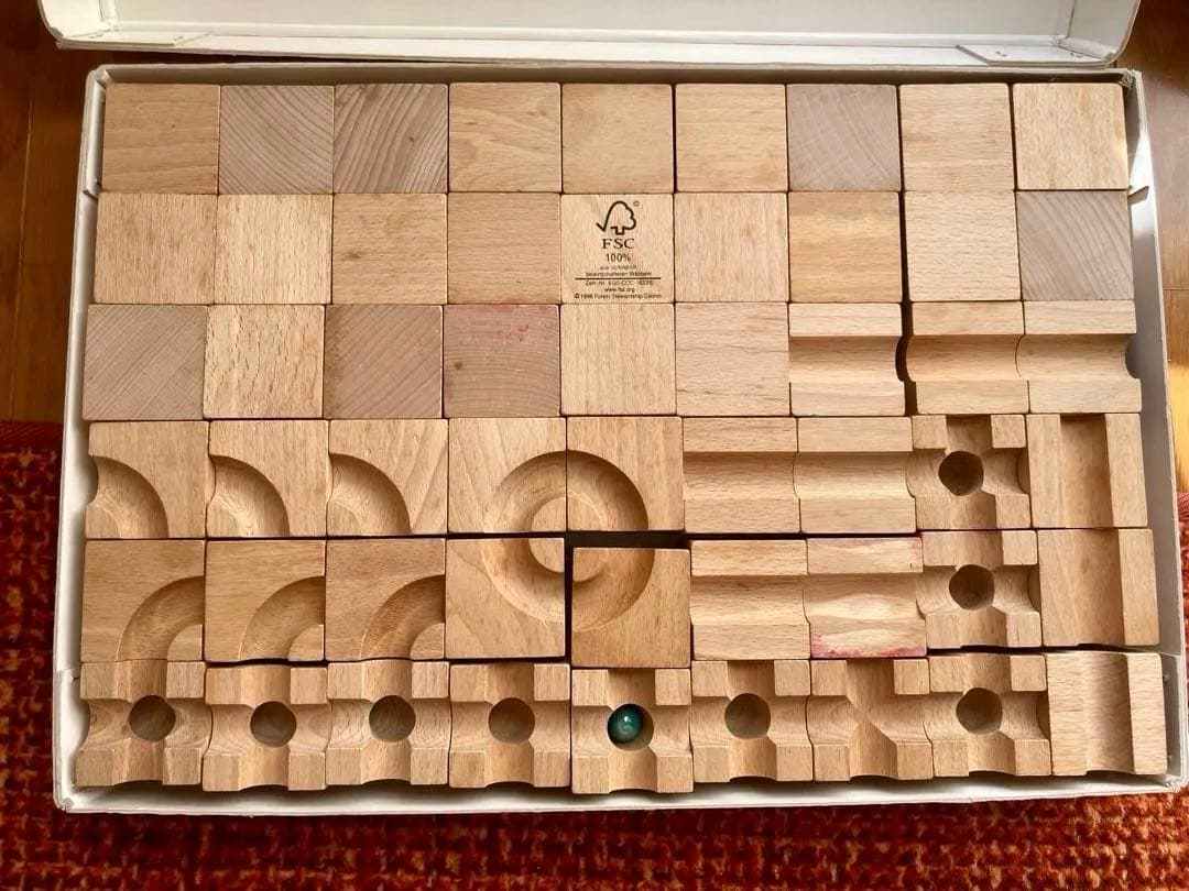 cuboro 木製ブロックセット 54個　キュボロ　説明書　ガイド付き