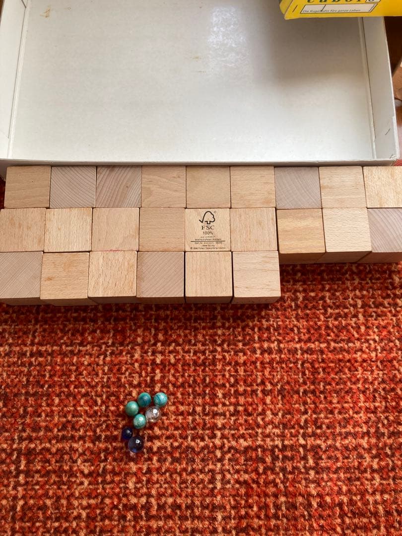 cuboro 木製ブロックセット 54個　キュボロ　説明書　ガイド付き