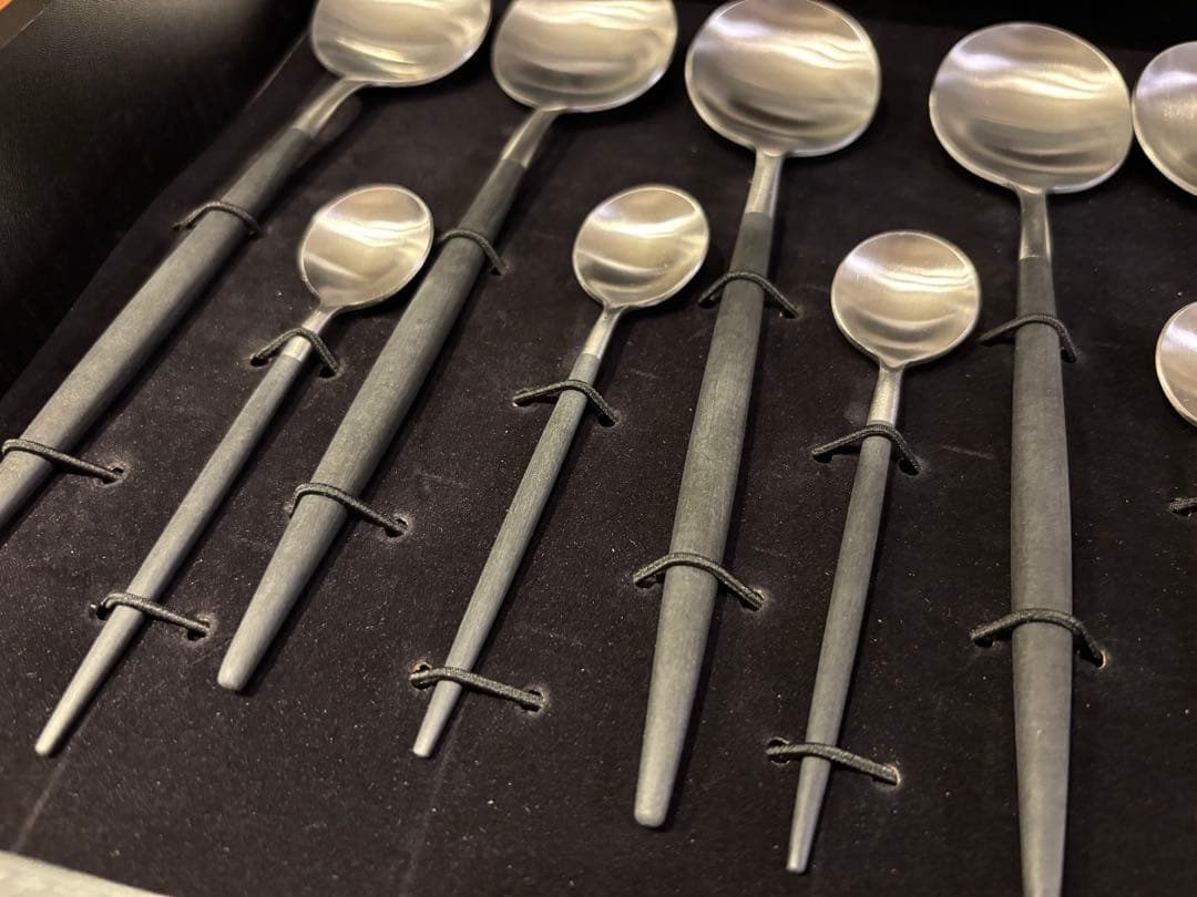 【未使用】Cutipol GOA ブラック GO024 カトラリーセット 24点