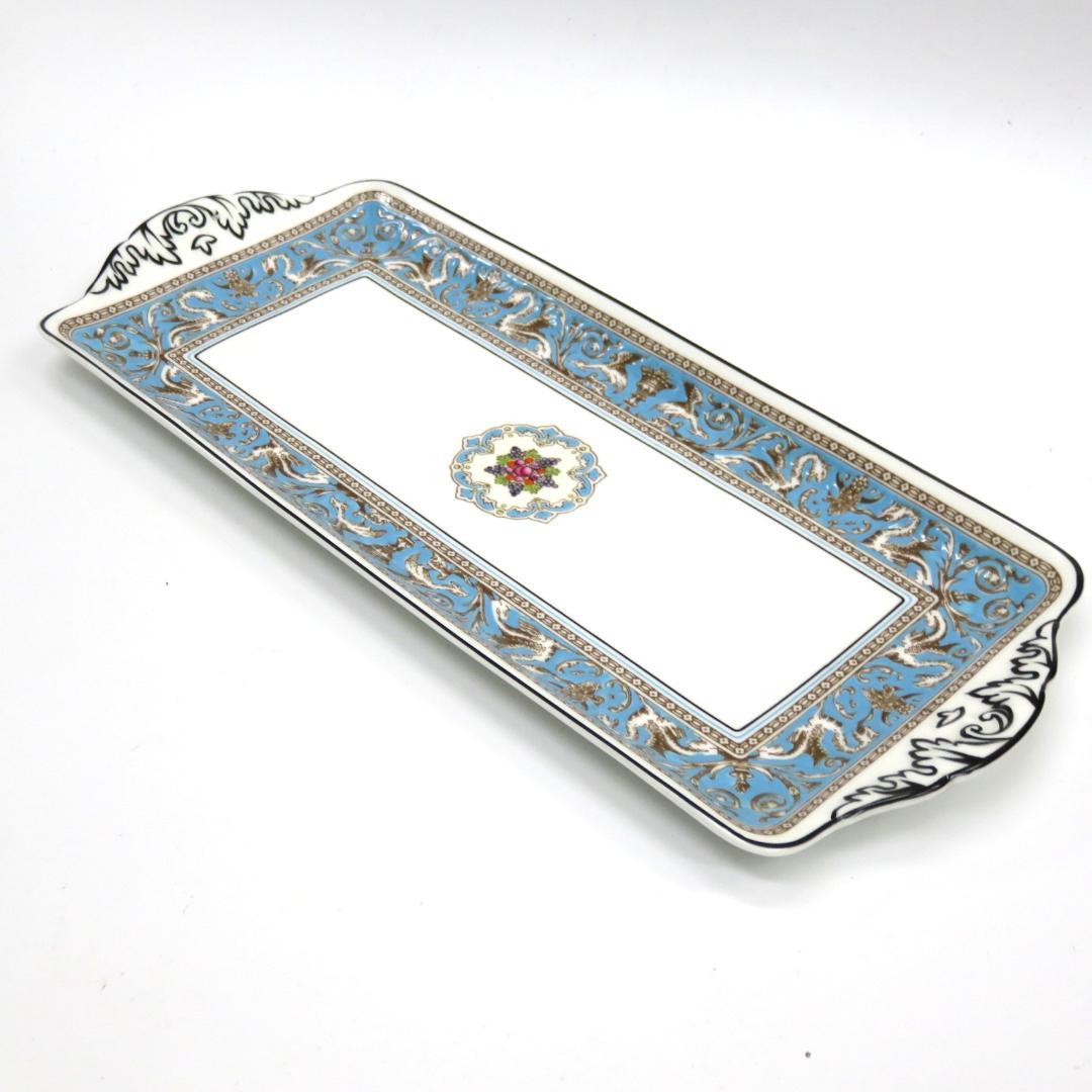  ウェッジウッド フロレンティーン ターコイズ サンドイッチ皿