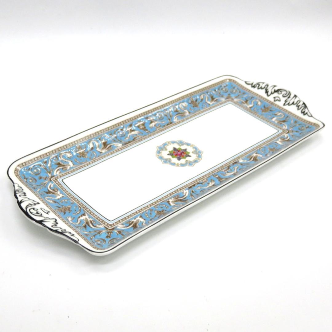  ウェッジウッド フロレンティーン ターコイズ サンドイッチ皿