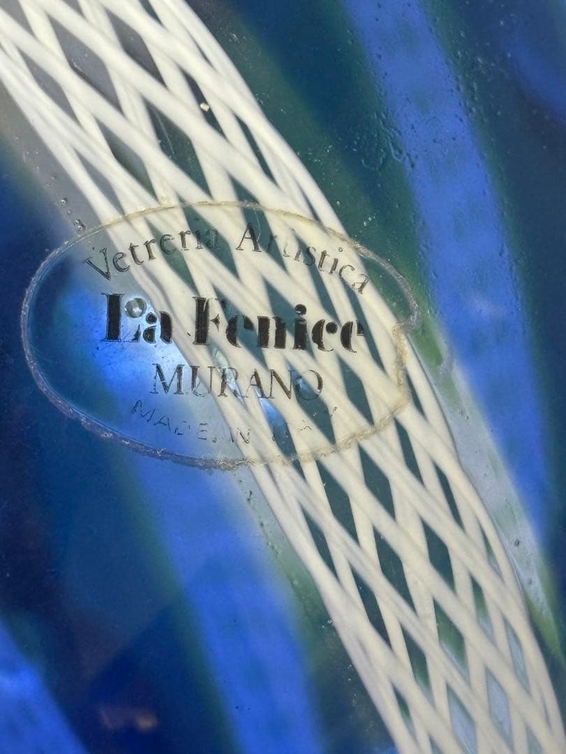 【MURANO】ムラーノ 花瓶 フラワーベース　ヴェネチアングラス　ガラス工芸