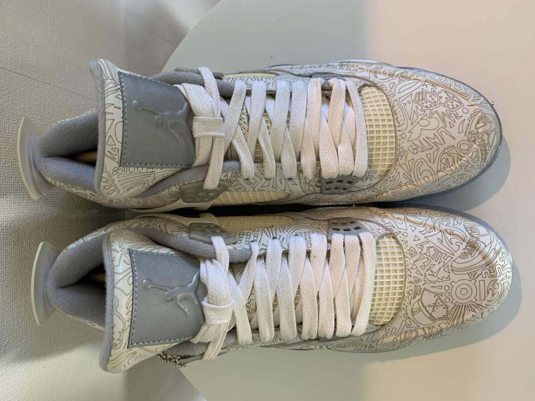 Air Jordan 4 グラフィックプリント シューズ