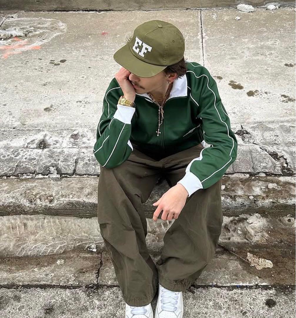 ★新品タグ付き★Extnded Family EF ロゴ刺繍 キャップ カーキ