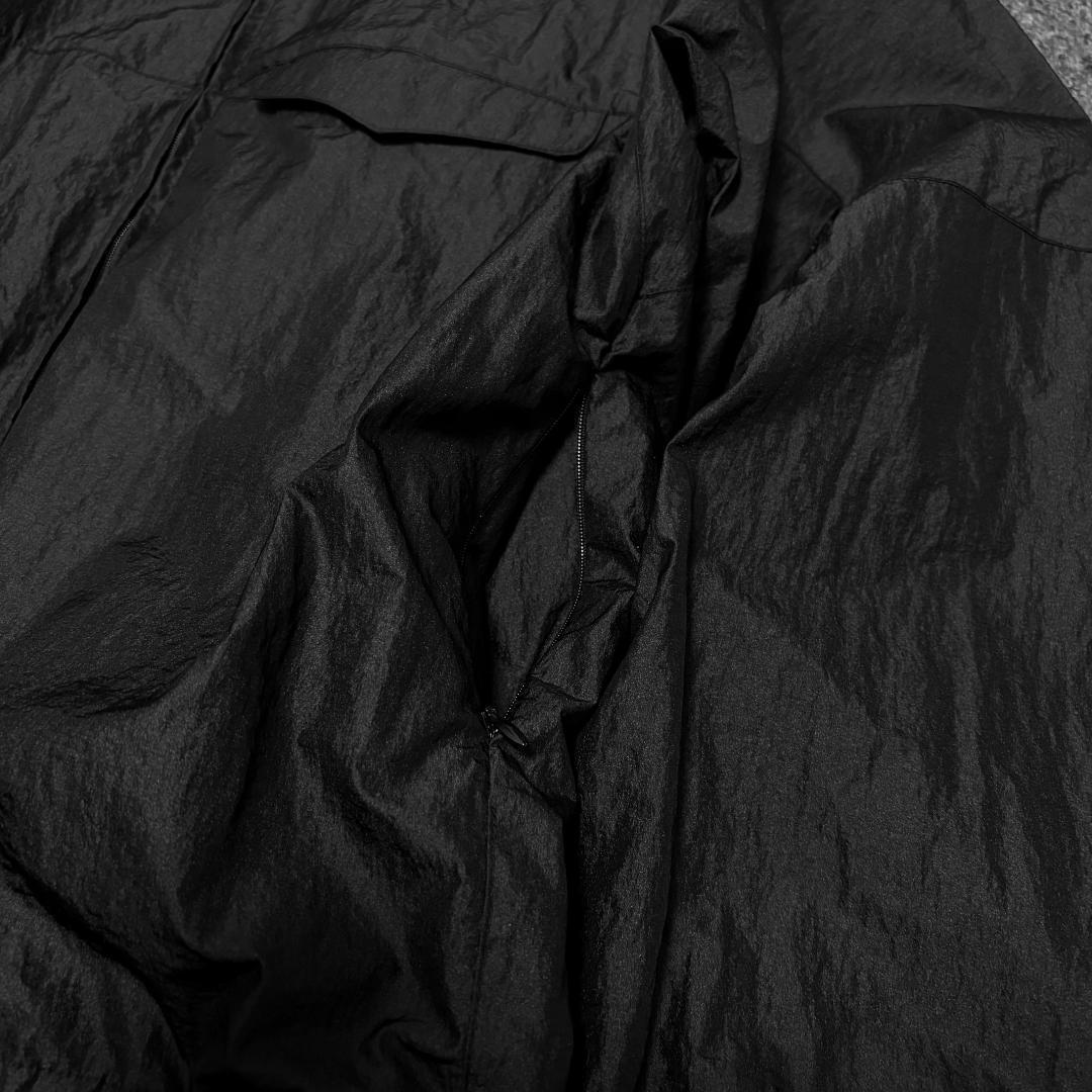 ANCELLM アンセルム NYLON KIMONO BLOUSON 2 黒