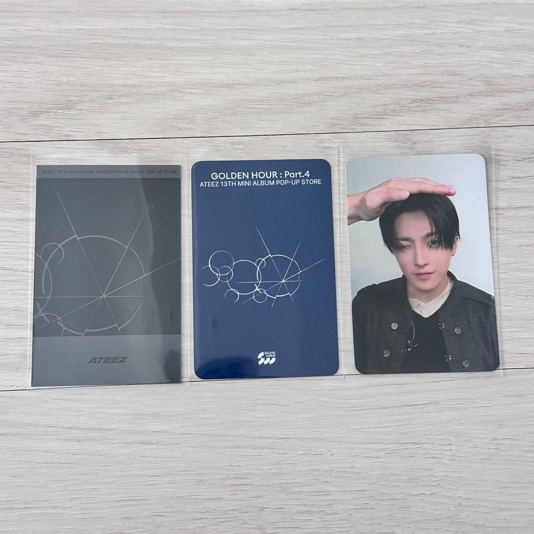 ATEEZ ホンジュン ポップアップ 購入特典 ラキドロ 両面 トレカ