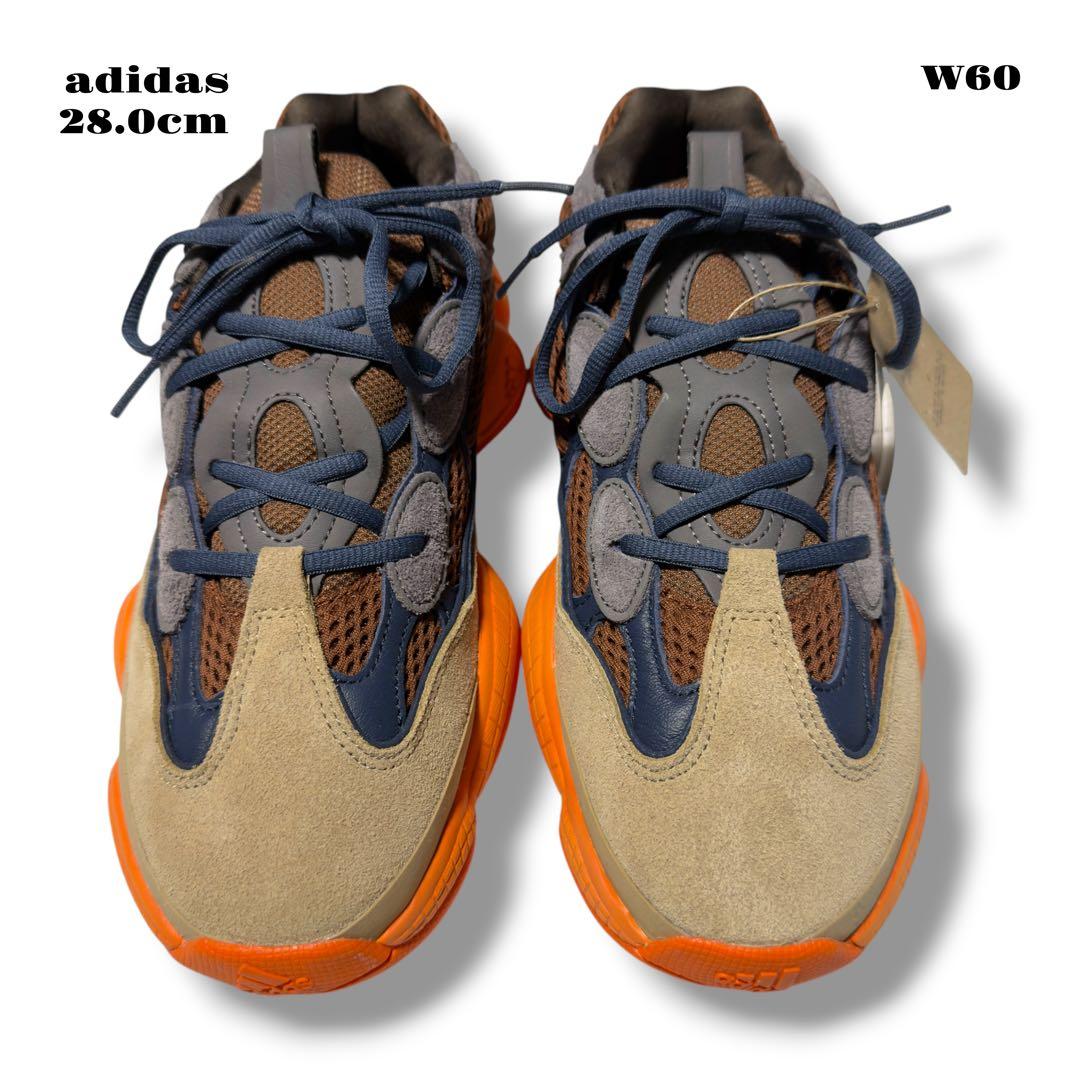★限定出品★ adidas YEEZY 500 ENFLAME 28 オレンジ橙