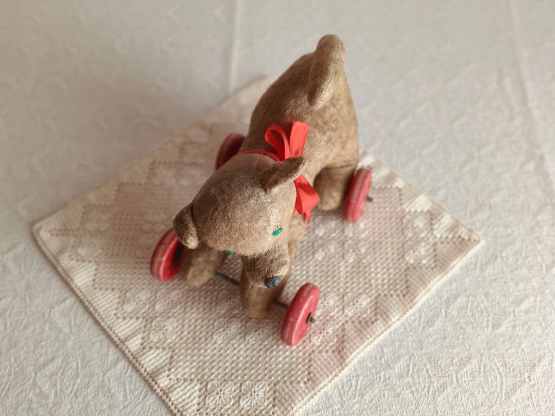 * antique toy ❀* 古い古い 玩具の ワンちゃん