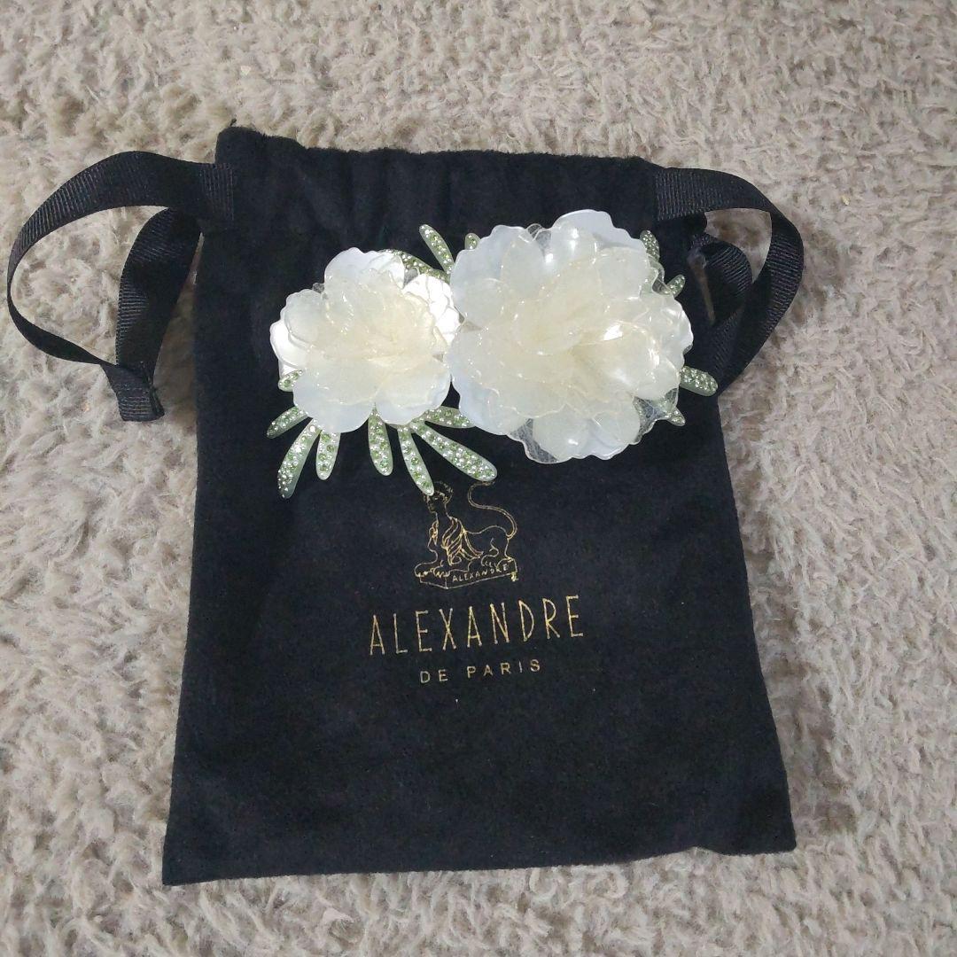 ALEXANDRE DE PARIS フラワーヘアバレッタ