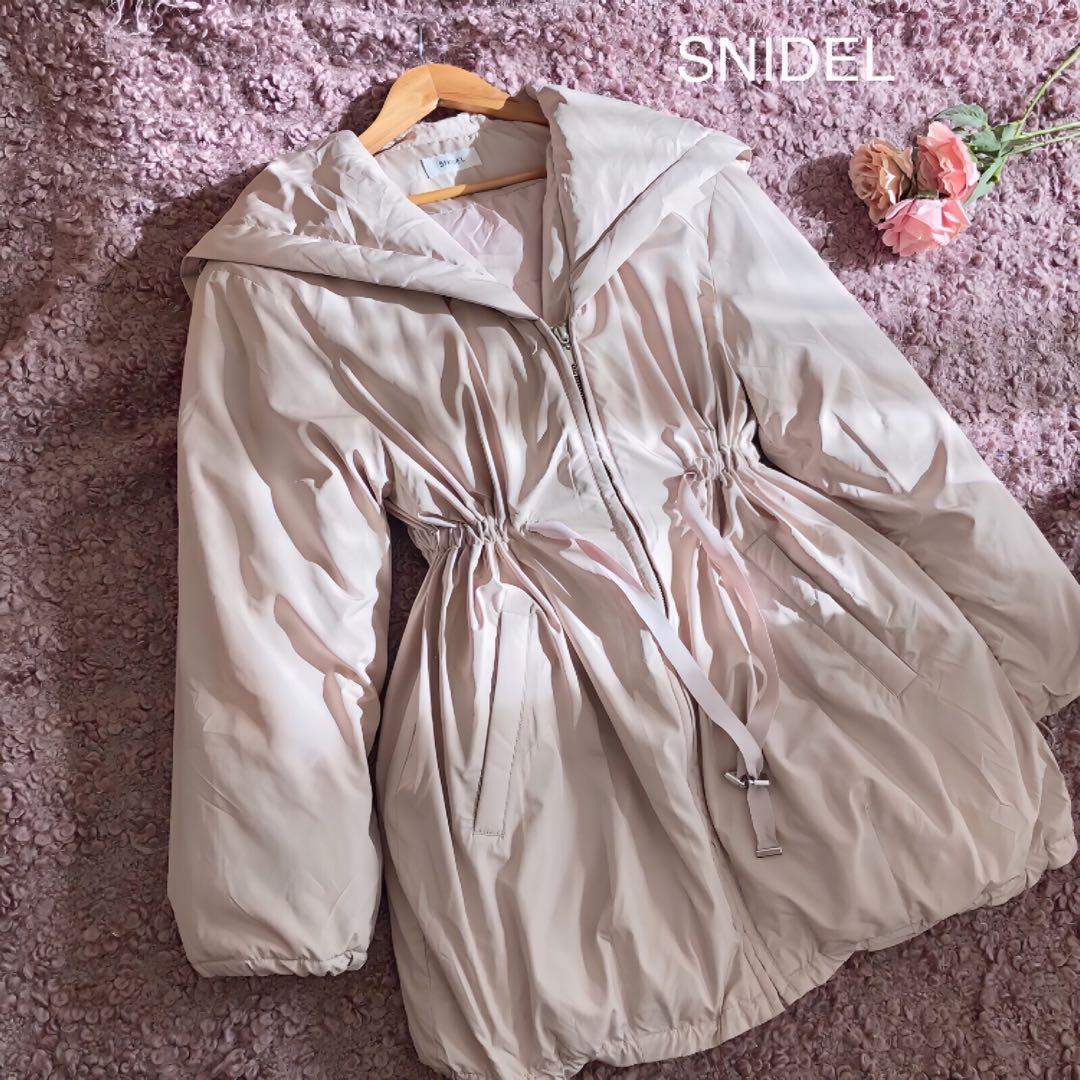 スナイデル　 西川　レディモッズダウン　ピンクベージュ