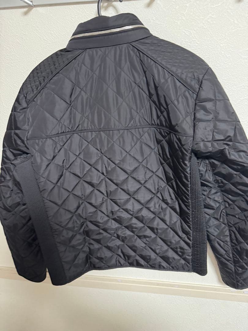 【極美品】PRADA ブラック キルティング ダウンジャケットブラックプラダ50