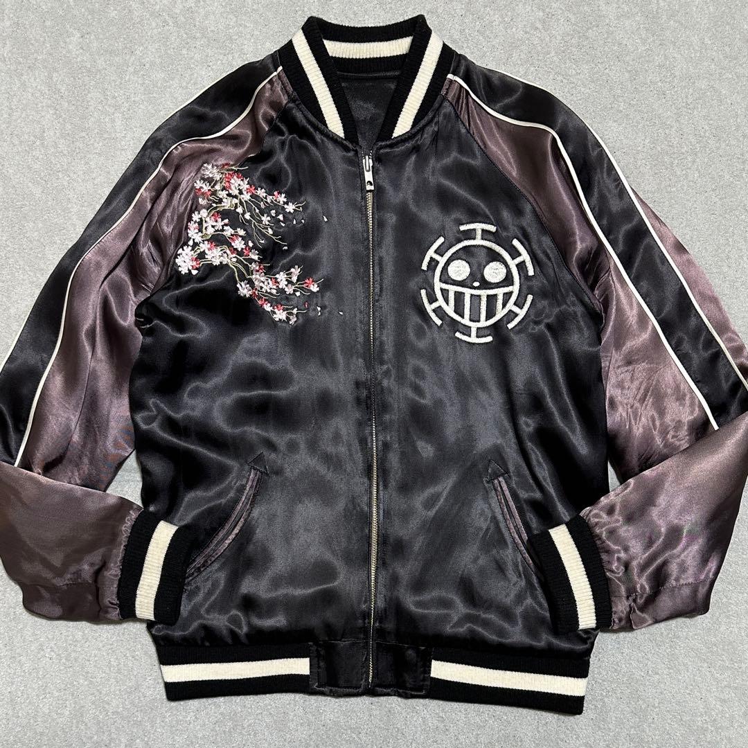 専用★希少✨ロー　ワンピース　スカジャン　テンストライク　リバーシブル　刺繍