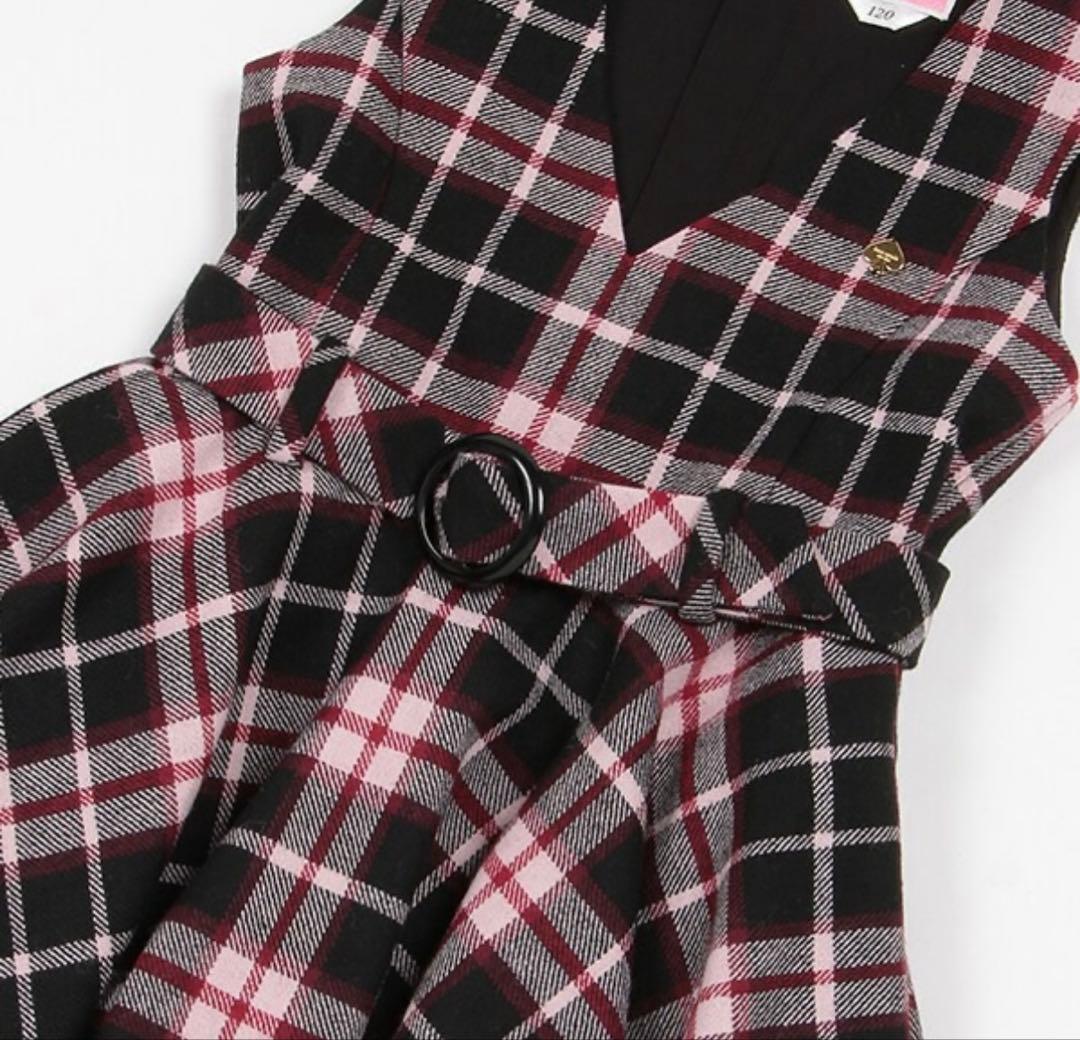 kate spade new york ミュージアムチェックジャンパースカート