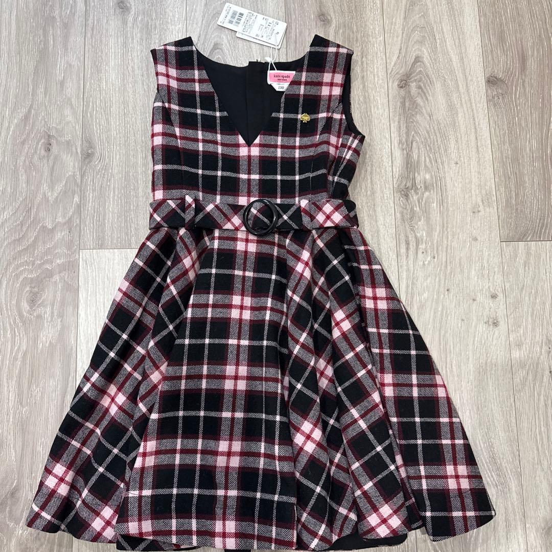 kate spade new york ミュージアムチェックジャンパースカート