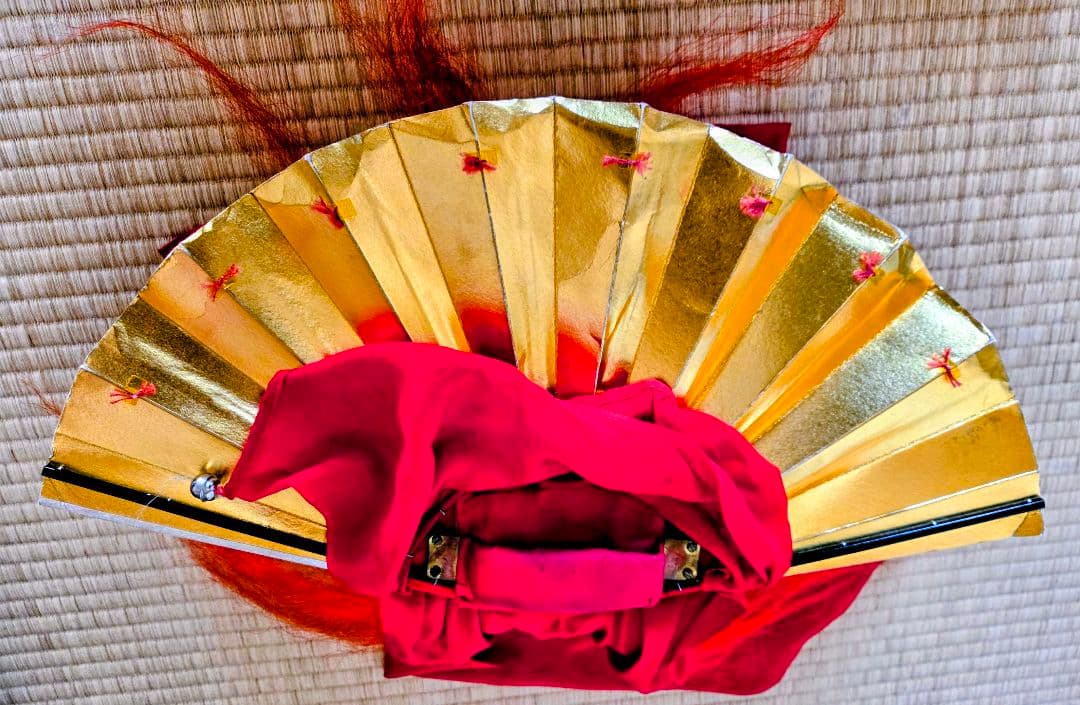 日本舞踊　小道具　扇獅子