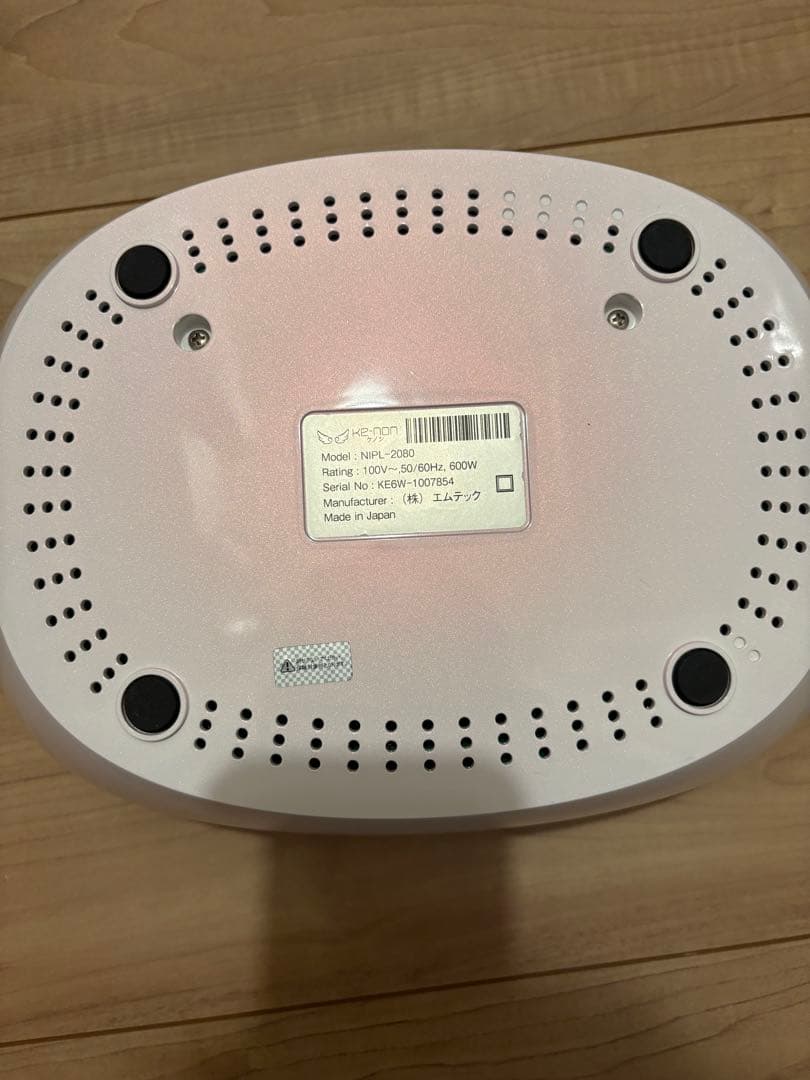 【動作確認済・ケノン】家庭用脱毛器 KE-NON Ver.不明 本体のみ