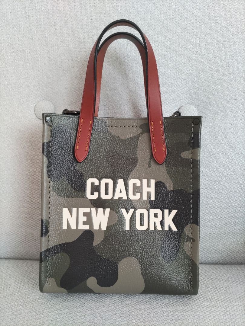 ★完売品★美品 コーチ coach リレー トートバッグ 17 カモフラバッグ