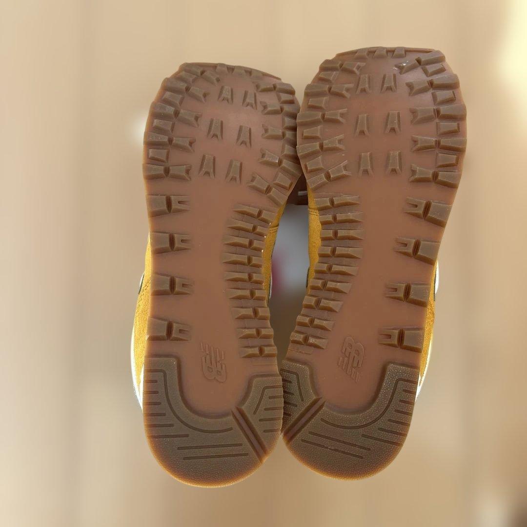 New Balance ML574 イエロー スニーカー 　28センチ