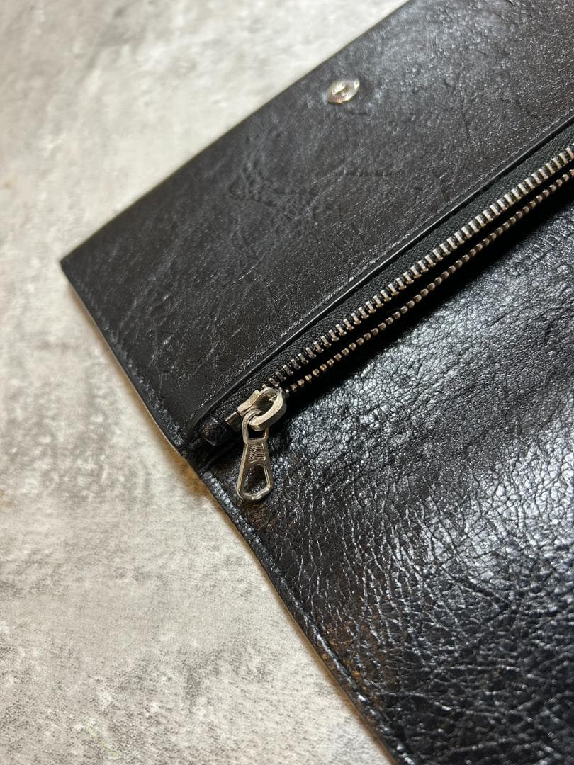 BALENCIAGA バレンシアガ　長財布　レザー　ブラック