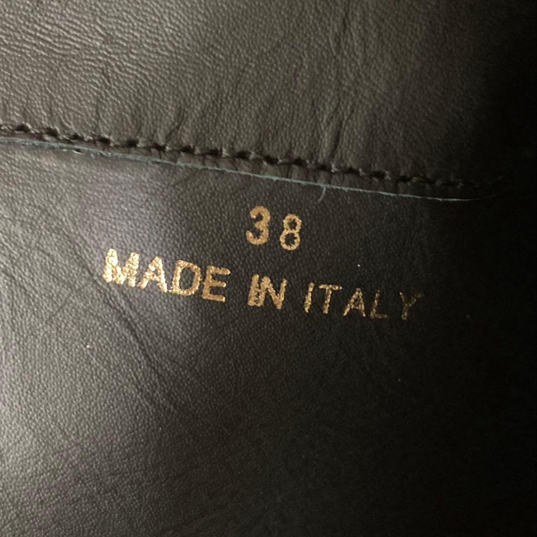 【美品】 PELLICO SUNNYペリーコサニー厚底ロングブーツ黒24.5cm