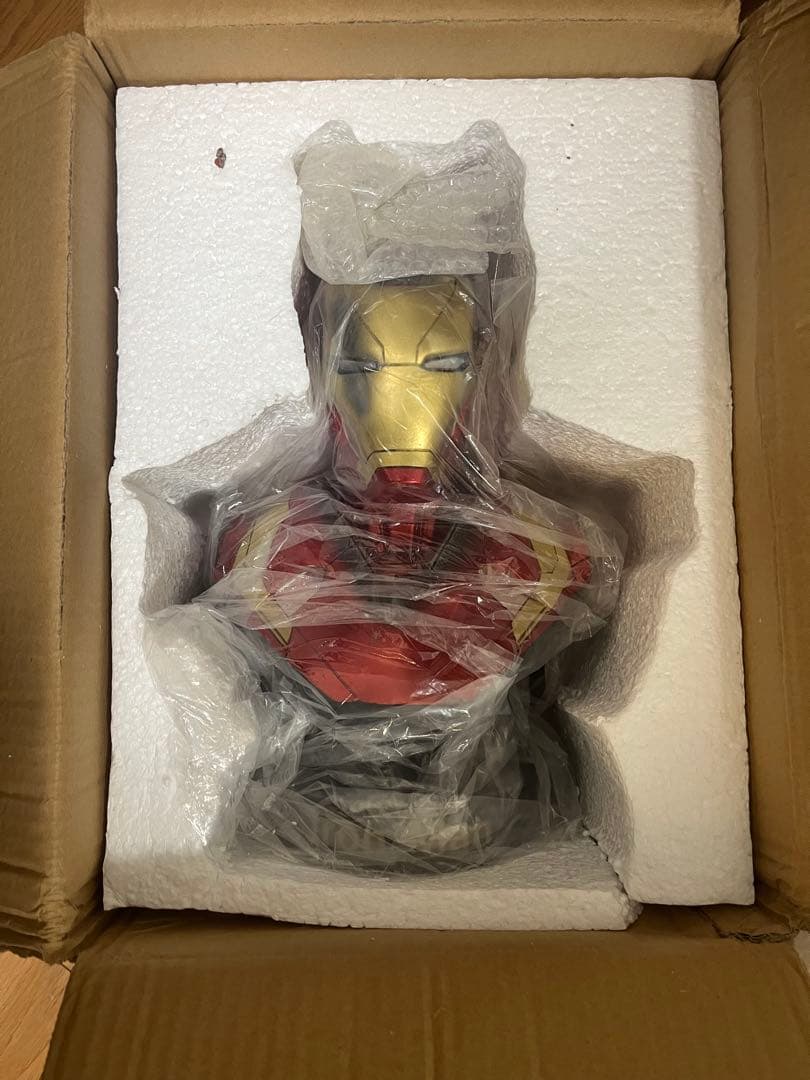 【閉店セール】アイアンマン大型スタチュー36cmアベンジャーズダメージ