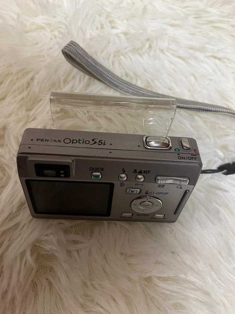 【簡易動作確認済】PENTAX　Optio s5i　可愛すぎるコンデジ　シルバー