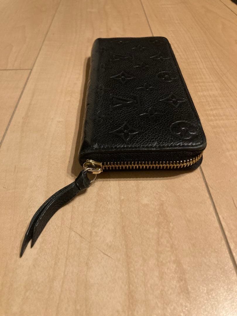 Louis Vuitton 黒 レザー 長財布