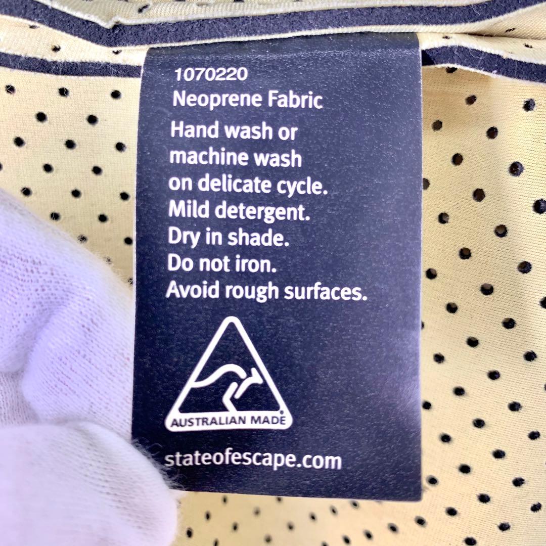 美品　STATE OF ESCAPE マザーズバッグ　ポーチ付き　イエローA4◎