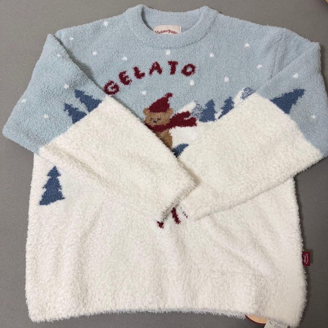 【ジェラートピケ】スキーベアジャガードプルオーバー