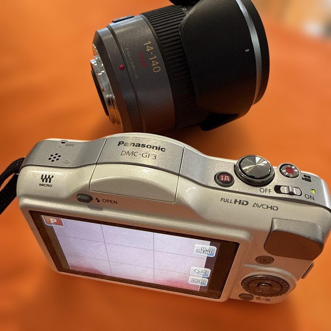 Panasonic DMC-GF3 デジタルカメラ 14-140mmレンズ付き